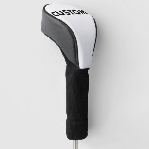 Couvre-club De Golf Housse de driver de golf personnalisée avec tuyaut