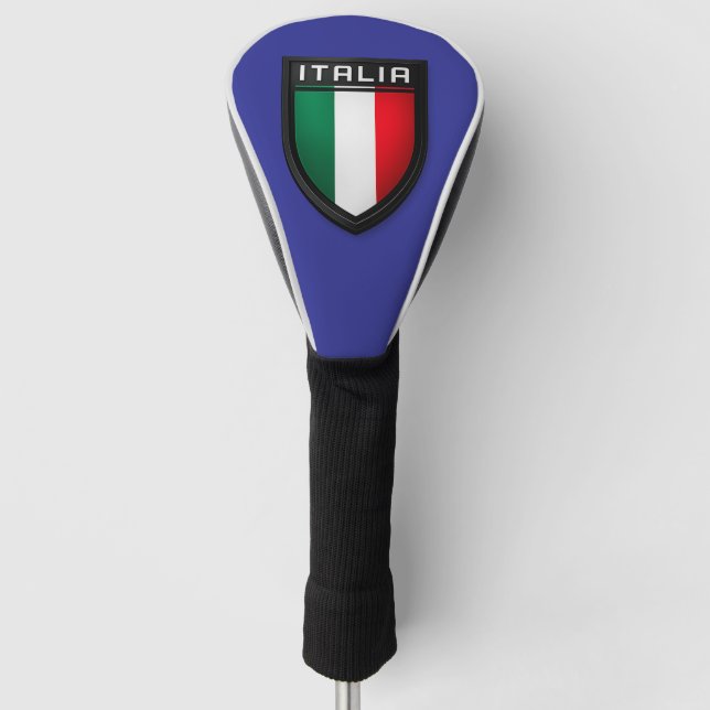 Couvre-club De Golf Housse de golf drapeau Italie (Devant)