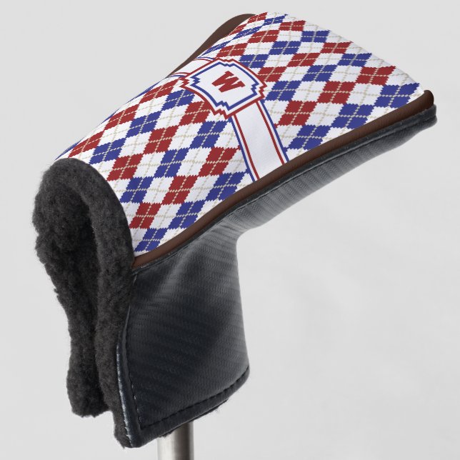 Couvre-club De Golf Housse de putter Americana Argyle (Devant 3/4)