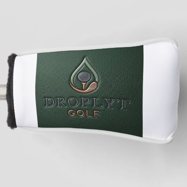 Couvre-club De Golf Housse de putter Droplyt Golf Rustic Green (Devant)
