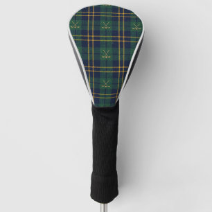 Couvre-club De Golf Housse de tête de golf à carreaux tartan classique