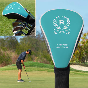 Couvre-club De Golf Housse de tête de golf à monogramme personnalisé T