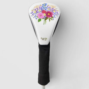 Couvre-club De Golf Housse de tête de golf Blumenstrauss
