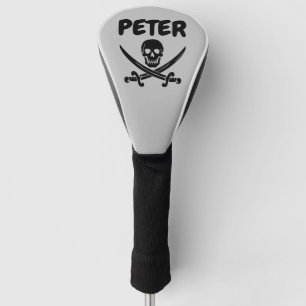 COUVRE-CLUB DE GOLF HOUSSE DE TÊTE DE GOLF CRÂNE DE PIRATE PERSONNALIS