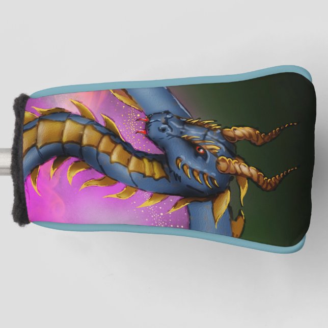 Couvre-club De Golf Housse de tête de golf Dragon (Devant)