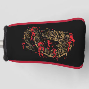 Couvre-club De Golf Housse de tête de golf Dragon