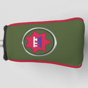 Couvre-club De Golf Housse de tête de golf du 7e corps d'armée « The J