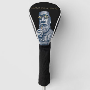 Couvre-club De Golf Housse de tête de golf en art vintage "Balancez co