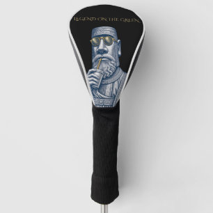 Couvre-club De Golf Housse de tête de golf en art vintage LEGEND ON TH