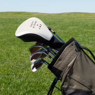 Couvre-club De Golf Housse de tête de golf Forever & Always Romantique