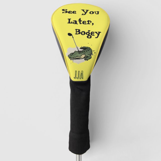 Couvre-club De Golf Housse de tête de golf Fun Gator (Devant)