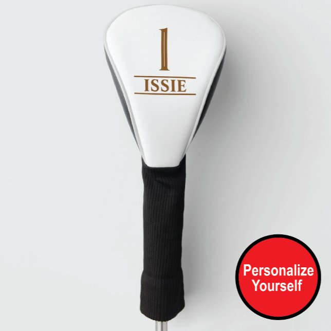 Couvre-club De Golf Housse de tête de golf monogrammée (Créateur téléchargé)