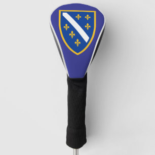 Couvre-club De Golf Housse de tête de golf patriotique avec armoiries