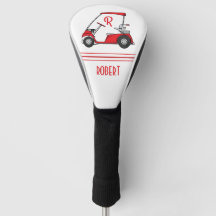 Housse de tête de golf personnalisée avec nom et m