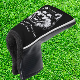 Couvre-club De Golf Housse de tête de golf pour papa qui aime les loup