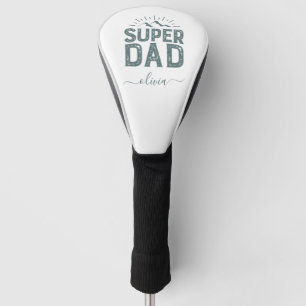 Couvre-club De Golf Housse de tête de golf Super Papa – Cadeau personn