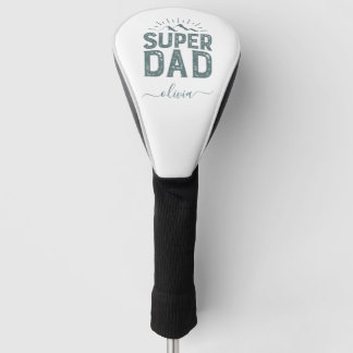 Couvre-club De Golf Housse de tête de golf Super Papa – Cadeau personn