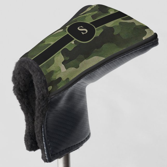 Couvre-club De Golf Housse de tête de putter camouflage (Devant 3/4)