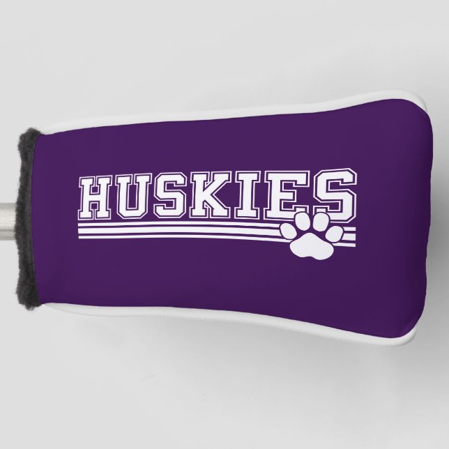 Couvre-club De Golf Huskies Putter (Devant)