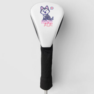 Couvre-club De Golf Husky Chig Maman Cute Kawaii Chiot