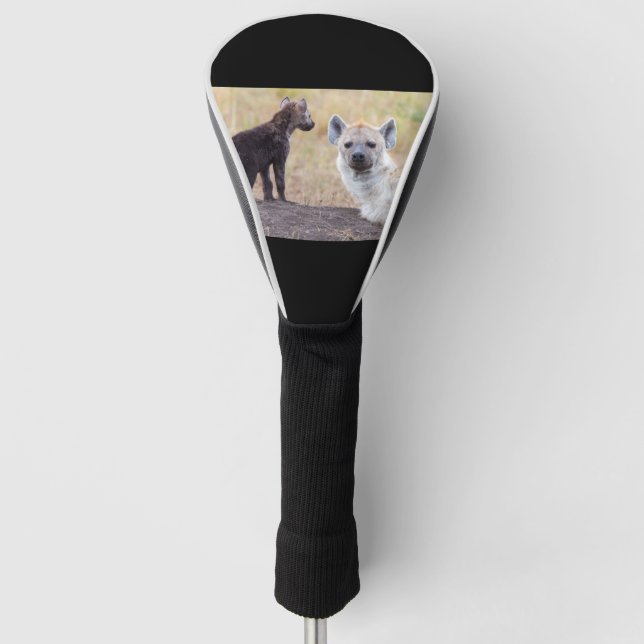 Couvre-club De Golf Hyène avec les jeunes un (Devant)