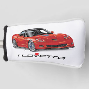 Couvre-club De Golf I LOVETTE® UNIQUE Conception Automobile Artistique