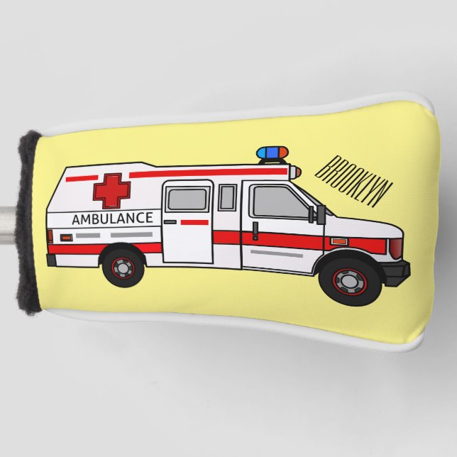 Couvre-club De Golf Illustration d'ambulance (Devant)