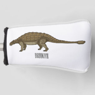 Couvre-club De Golf Illustration d'Ankylosaurus
