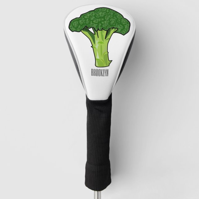 Couvre-club De Golf Illustration de Broccoli (Devant)