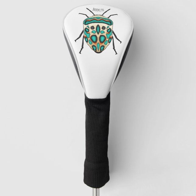 Couvre-club De Golf Illustration de bug Picasso (Devant)