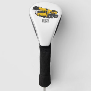 Couvre-club De Golf Illustration de camion de grue