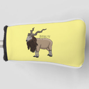 Couvre-club De Golf Illustration de chèvre de Markhor