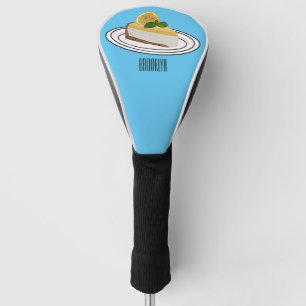 Couvre-club De Golf Illustration de citron cheesecake