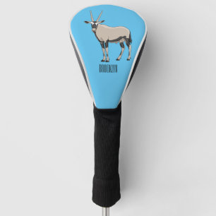 Couvre-club De Golf illustration de dessin animé d'oryx