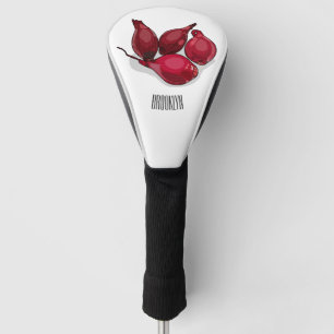 Couvre-club De Golf Illustration de dessin animé Shallot