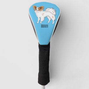 Couvre-club De Golf Illustration de dessin pour chien de Papillon