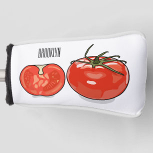 Couvre-club De Golf Illustration de dessin sur la tomate