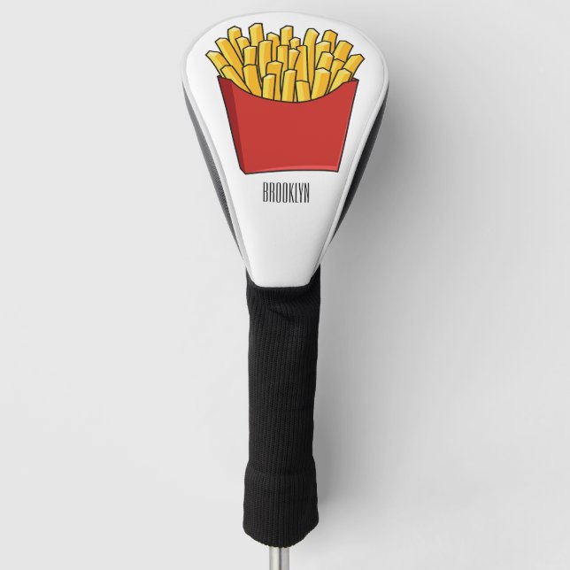 Couvre-club De Golf Illustration de frites (Devant)