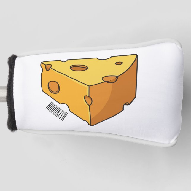 Couvre-club De Golf Illustration de fromage (Devant)
