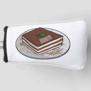 Couvre-club De Golf Illustration de gâteau de Tiramisu