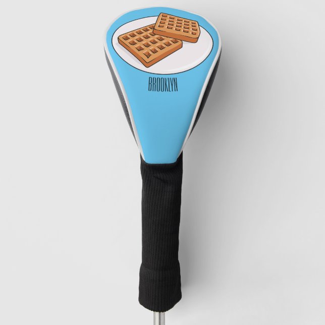 Couvre-club De Golf Illustration de gaufre (Devant)