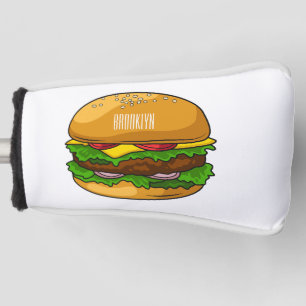 Couvre-club De Golf Illustration de Hamburger