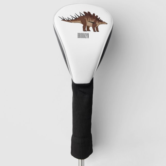 Couvre-club De Golf Illustration de Kentrosaurus (Devant)