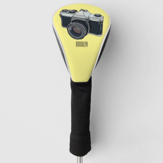 Couvre-club De Golf Illustration de la caméra (Devant)