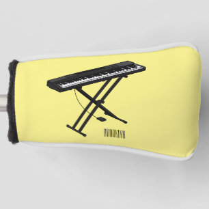 Couvre-club De Golf Illustration de piano clavier