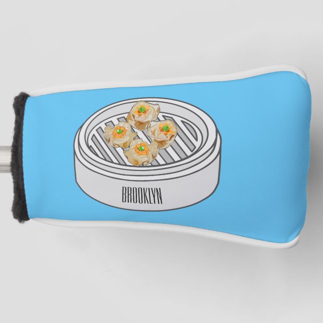 Couvre-club De Golf Illustration de Shumai dim sum (Devant)