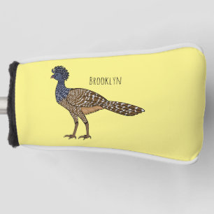 Couvre-club De Golf Illustration d'oiseau de curassow