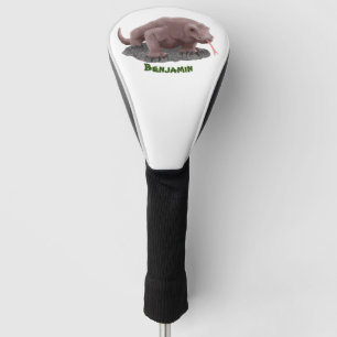 Couvre-club De Golf Illustration du dragon de Komodo