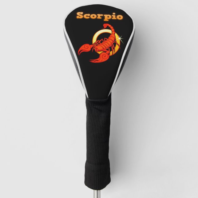 Couvre-club De Golf Illustration du scorpion (Devant)