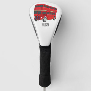 Couvre-club De Golf Illustration d'un bus à deux étages